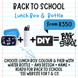 BACK TO SCHOOL PERSONALISED LUNCH BOX: DESIGN 11 AFRICAN ANIMALS