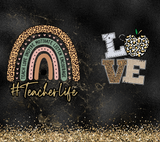 "#TEACHER LIFE' PERSONALISED TEACHER TUMBLER