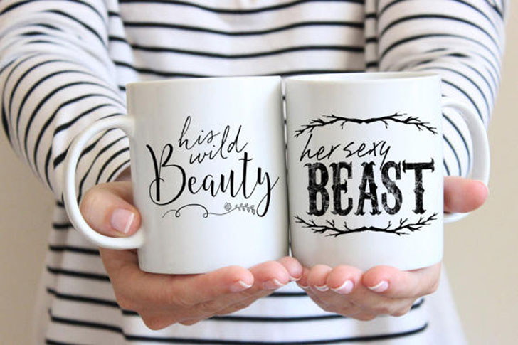 BEAUTY AND THE BEAST HIS AND HERS MUGS Thingease