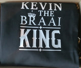 'THE BRAAI KING' APRON FOR ADULTS