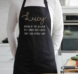 'QUEEN OF THE KITCHEN' PERSONALISED APRON