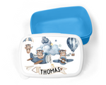 'IT'S PLANE TO SEE YOU'RE THE CUTEST' PERSONALISED SNACK BOX