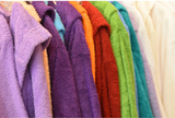 'BEST MOM' CORAL FLEECE BATHROBES - EMBROIDERED FRONT