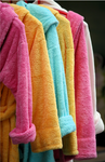 'BEST MOM' CORAL FLEECE BATHROBES - EMBROIDERED FRONT
