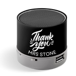 'THANK YOU'  BLUETOOTH SPEAKER