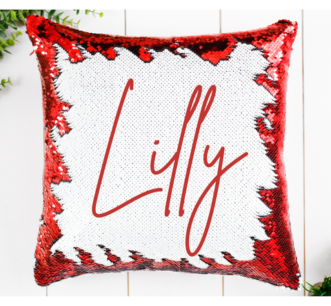 FLIP SEQUIN PERSONALISED CUSHION