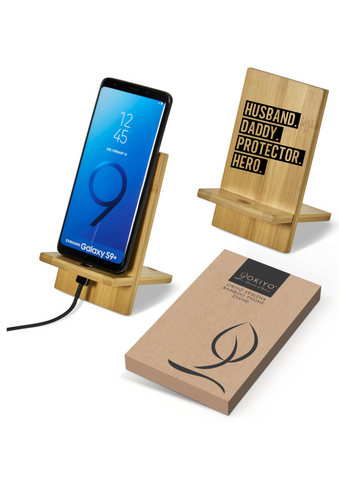 DAD BAMBOO PHONE STAND