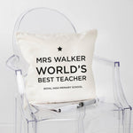 BEST TEACHER PERSONALISED CUSHIONS