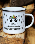 KIDS 'ADVENTURE AWAITS' PERSONALISED ENAMEL CUP