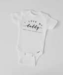 'I LOVE MY DADDY'  PERSONALISED BABY GROWS